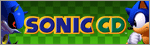 banmner style image for sonic cd containing the logo and artwork of sonic and metal sonic