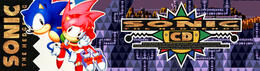 Untitled banmner style image for sonic cd containing the logo and artwork of sonic and amy rose